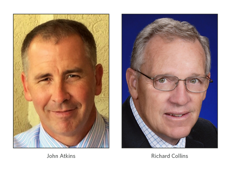 Democratic candidate John Atkins and Republican candidate Richard Collins are facing off in the Nov. 4 General Election for the Representative District 41 seat. ARTWORK BY CHRISTOPHER D. FOSTER
